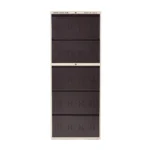 Double Decker 5 Door Metal Shoe Rack - Image 3