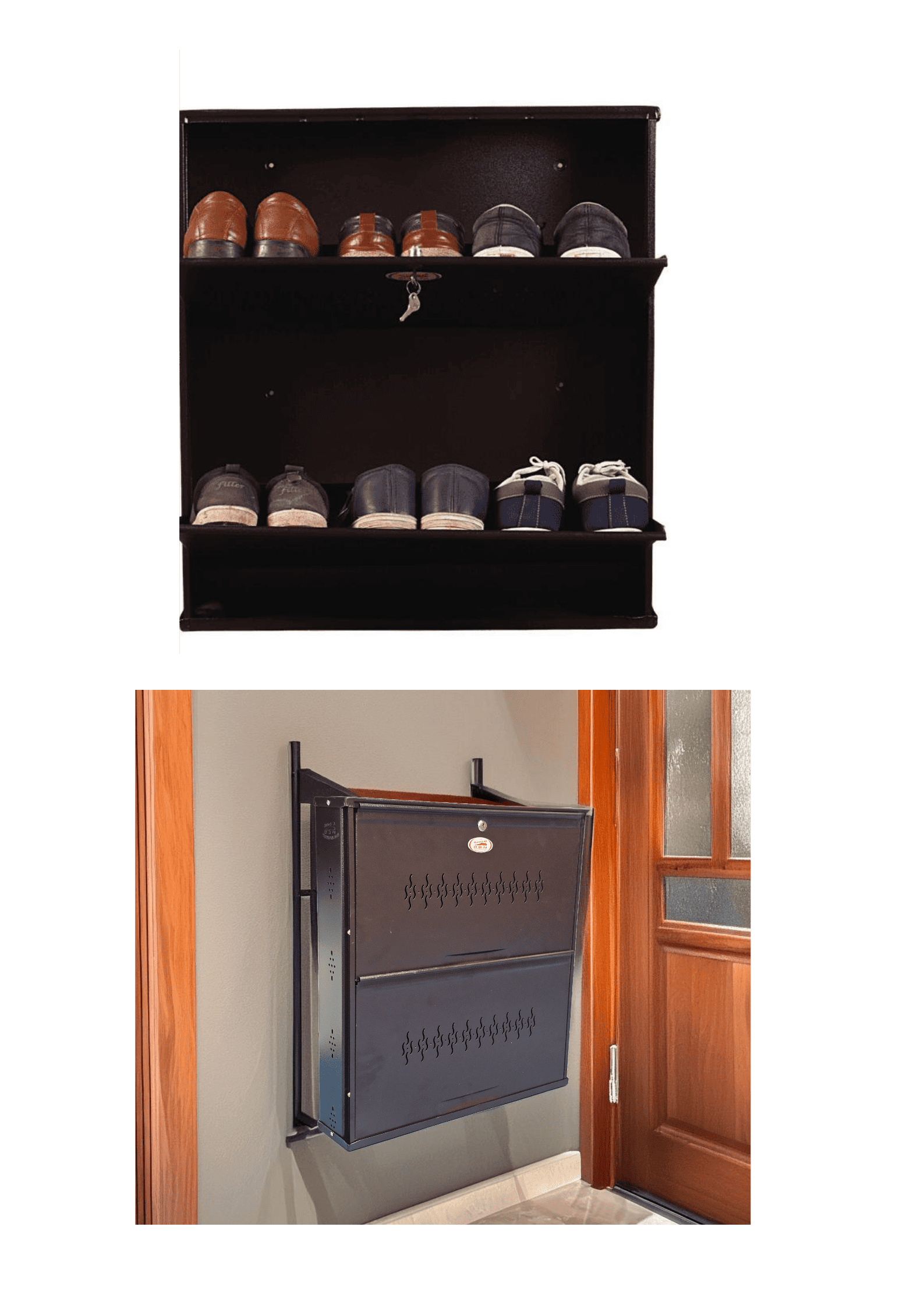 Jumbo 2 Metal Shoe Rack (Wall Mounted) - Best Quality with FREE Installation - Image 2