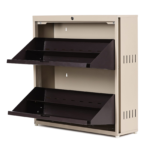 Double Decker 2 Door Metal Shoe Rack - Image 3
